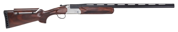 Picture of Stevens 555 Trap 12 Gauge 30" 1Rd 3" Silver Semi-Gloss Turkish Walnut Fixed Adjustable Comb Stock Right Hand (Full Size) 