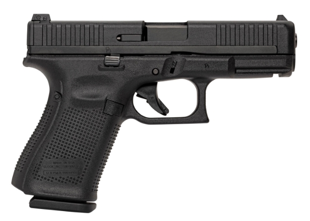 Picture of Glock G44 Compact 22 Lr 10+1 4.02" Glock Marksman (Gmb) Barrel, Matte Black Serrated Steel Slide, Black Polymer W/Picatinny Rail Frame, Black Rough Texture Interchangeable Backstraps Grip 