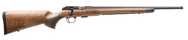 Picture of Cz-Usa Cz 457 Royal 22 Lr 5+1 20.50" Black Nitride Black Nitride Walnut Fixed American Style With Decorative Forend Tip Stock Right Hand 