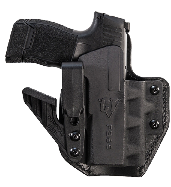 Picture of Comp-Tac Ev2 Max Aiwb Black Kydex/Leather Belt Clip Fits Sig P365xl Right Hand 