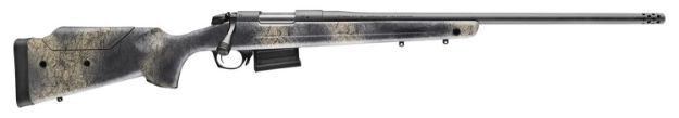 Picture of Bergara Rifles B-14 Wilderness Terrain 6.5 Creedmoor 5+1 24" Threaded Barrel, Matte Blued, Woodland Camo Stock 