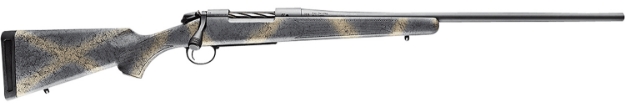 Picture of Bergara Rifles B-14 Wilderness Hunter 300 Win Mag 3+1 24", Sniper Gray Cerakote, Woodland Camo Stock 