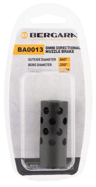 Picture of Bergara Rifles Omni #3 Directional Muzzle Brake, 5/8"-24 Tpi, .840" Diameter, 30 Cal 