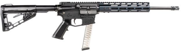 Picture of Ati Mil-Sport 9Mm Luger 16" 31+1 Black Black 6 Position Rogers Super-Stoc Stock Black Polymer Grip Right Hand 10" M-Lok 