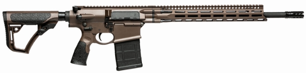 Picture of Daniel Defense Dd5 V4 Gen Ii 7.62X51mm Nato 18" 20+1 Mil-Spec Brown Cerakote Black 6 Position W/Softtouch Overmolding Stock Black Polymer Grip 