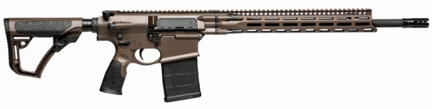 Picture of Daniel Defense Dd5 V4 Gen Ii 6.5 Creedmoor 18" 20+1 Mil-Spec Brown Cerakote Black 6 Position W/Softtouch Overmolding Stock Mlok 