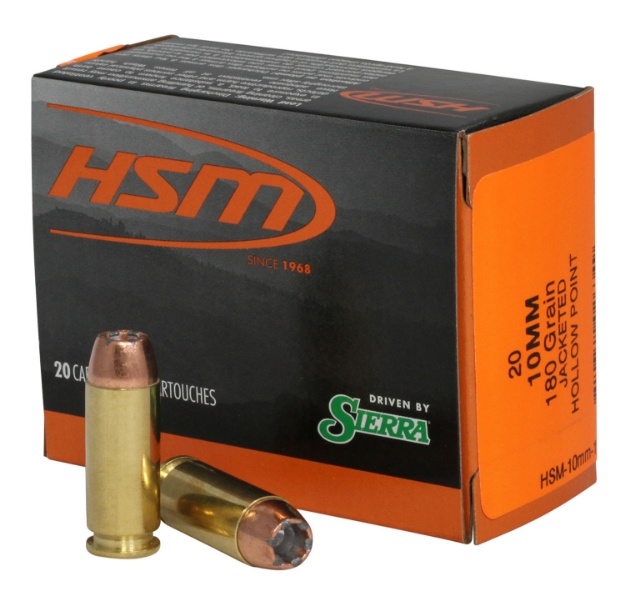 Picture of Hsm Pro Pistol Hunting 10Mm Auto 180 Gr Jacketed Hollow Point (Jhp) 20 Per Box/ 20 Cs 