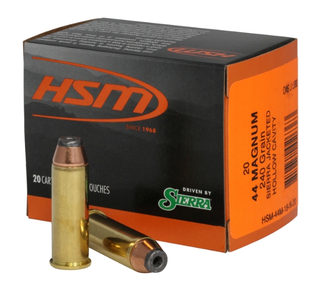 Picture of Hsm Pro Pistol Hunting 44 Rem Mag 240 Gr Jacketed Hollow Cavity (Jhc) 20 Per Box/ 20 Cs 