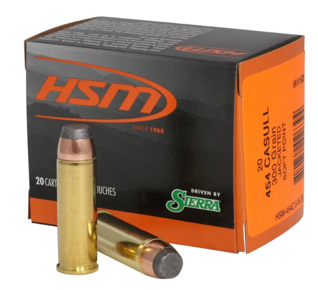 Picture of Hsm Pro Pistol Hunting 454 Casull 300 Gr Jacketed Soft Point (Jsp) 20 Per Box/ 20 Cs 