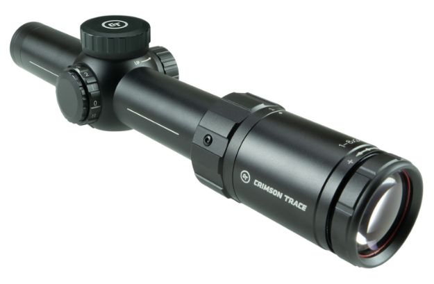 Picture of Crimson Trace 5-Series Tactical Black Anodized 1-8X28mm 34Mm Tube Illuminated Sr-1 Mil Reticle 