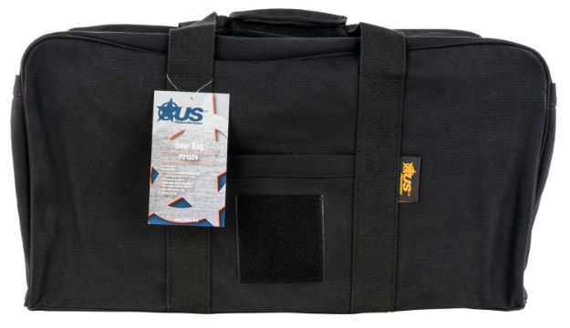 Picture of Us Peacekeeper Gear Bag Black Canvas With 4 Flat Pockets, Soft Loop Area, Lockable Zippers & Detachable Shoulder Strap 24" L X 12" H X 12" D Dimensions 