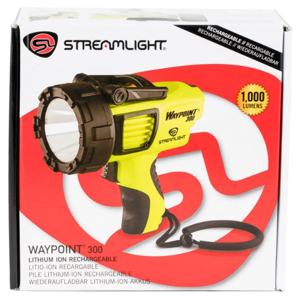 Picture of Streamlight Waypoint 300 35/550/1000 Lumens White Led Yellow Polycarbonate 678 Meters 