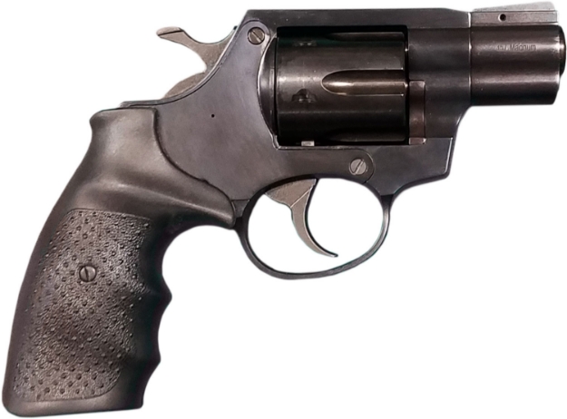 Picture of Rock Island Al3.0 357 Mag Caliber With 2" Barrel, 6Rd Capacity Cylinder, Overall Blued Finish Steel & Finger Grooved Black Rubber Grip 