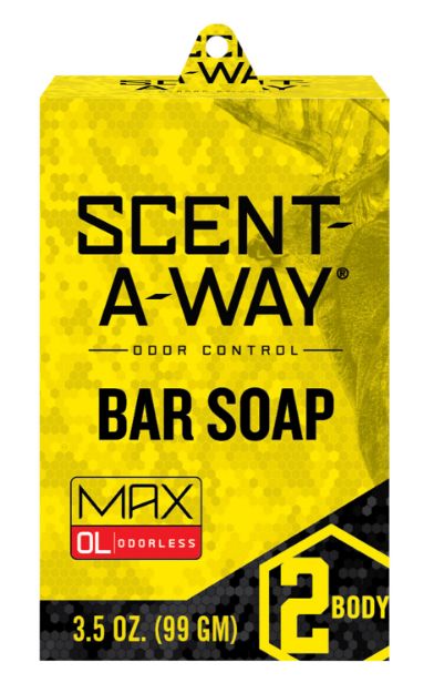 Picture of Scent-A-Way Max Bar Soap Odor Eliminator Odorless Scent Vegetable Proteins 3.50 Oz Soap Bar 