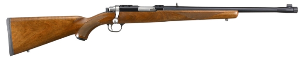 Picture of Ruger 77/44 44 Rem Mag 4+1 18.50" Threaded Barrel, Blued Alloy Steel, Integral Scope Mount On A Solid Steel Receiver, American Walnut Stock 