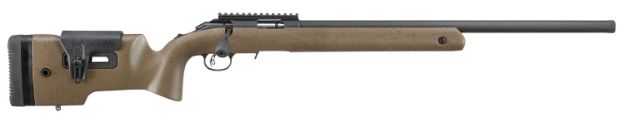 Picture of Ruger American Rimfire Long-Range Target 22 Lr 10+1 22" Threaded Bull Barrel, Matte Blued Alloy Steel, Speckled Black/Brown Laminate Stock, Accepts All 10/22 Magazines, Optics Ready 