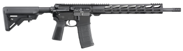 Picture of Ruger Ar-556 5.56X45mm Nato 16.10" 30+1 Black Hard Coat Anodized Adjustable B5 Bravo Stock Black B5 Grip 