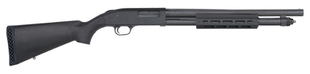 Picture of Mossberg 590A1 Tactical 12 Gauge 3" 6+1 18.50" Cylinder Bore Barrel Black Parkerized Rec Black Synthetic Stock Right Hand Includes M-Lok Handguard 