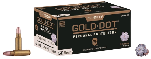 Picture of Speer Gold Dot Personal Protection 5.7X28mm 40 Gr Hollow Point (Hp) 50 Per Box/10 Cs 