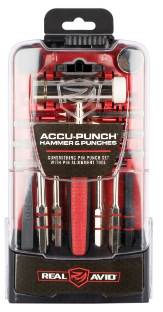 Picture of Real Avid Accu-Punch Hammer & Punches Red Steel Rubber Handle 