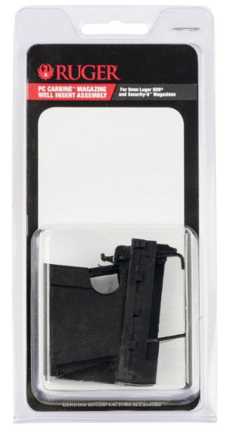 Picture of Ruger Magazine Well Insert Assembly Ruger Pc Carbine 9Mm Luger/40 S&W Compatible With Ruger Sr-Series & Security-9 Magazines, Flush Fit, Black Polymer 