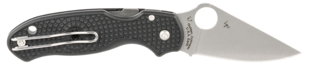 Picture of Spyderco Para 3 Lightweight 2.92" Folding Clip Point Plain Cts Bd1 Ss Blade Frn Black Includes Pocket Clip 