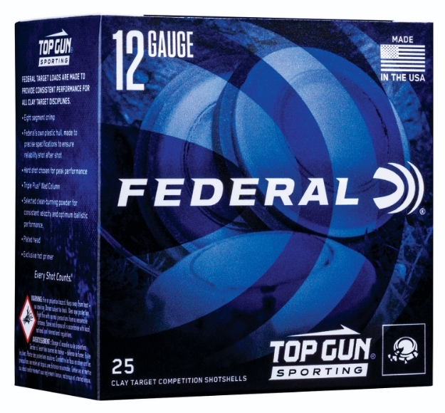 Picture of Federal Top Gun 12 Gauge 2.75" 1 Oz 8 Shot 25 Per Box/ 10 Cs 