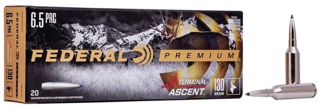 Picture of Federal Premium Hunting 6.5 Prc 130 Gr Terminal Ascent 20 Per Box/ 10 Cs 