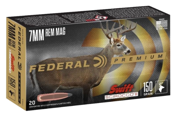 Picture of Federal Premium 7Mm Rem Mag 150 Gr Swift Scirocco Ii 20 Per Box/ 10 Cs 