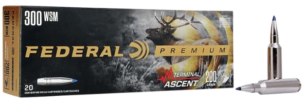 Picture of Federal Premium Terminal Ascent 300 Wsm 200 Gr Terminal Ascent 20 Per Box/ 10 Cs 