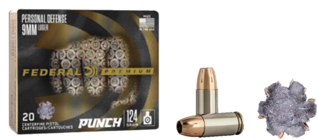 Picture of Federal Premium Personal Defense Punch 9Mm Luger 124 Gr Jacketed Hollow Point (Jhp) 20 Bx/10 Cs 