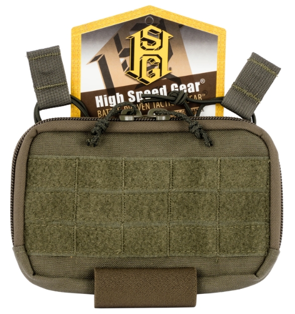 Picture of High Speed Gear Mini Map V2 Utility Pouch Small Od Green Nylon Laminate Molle Compatible W/ Rifle 