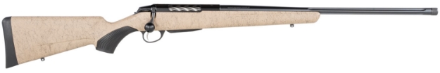 Picture of Tikka T3x Lite 308 Win Caliber With 3+1 Capacity, 22.40" Barrel, Black Metal Finish & Black Webbed Tan Roughtech Stock Right Hand (Full Size) 