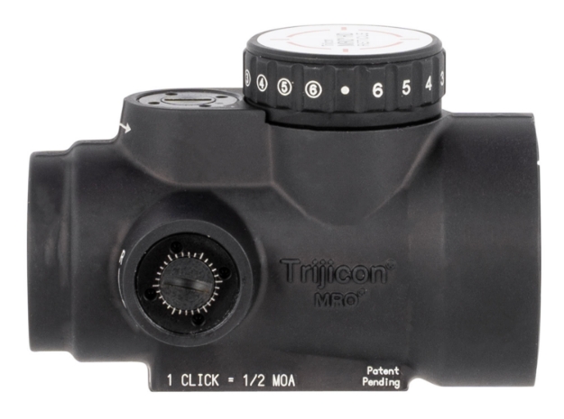 Picture of Trijicon Mro Hd Black Hardcoat Anodized 1X 25Mm 2 Moa Red Dot/68 Moa Red Circle Led Multi Reticle 