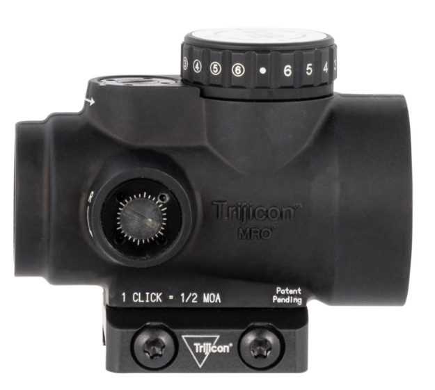 Picture of Trijicon Mro Hd Black Hardcoat Anodized 1X 25Mm 2 Moa Red Dot/68 Moa Red Circle Led Multi Reticle 