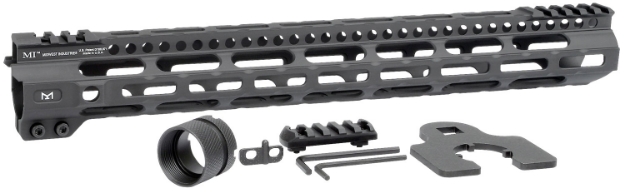 Picture of Midwest Industries Combat Lightweight Ar-15 Black Hardcoat Anodized Aluminum/Polymer 15" Picatinny/M-Lok 