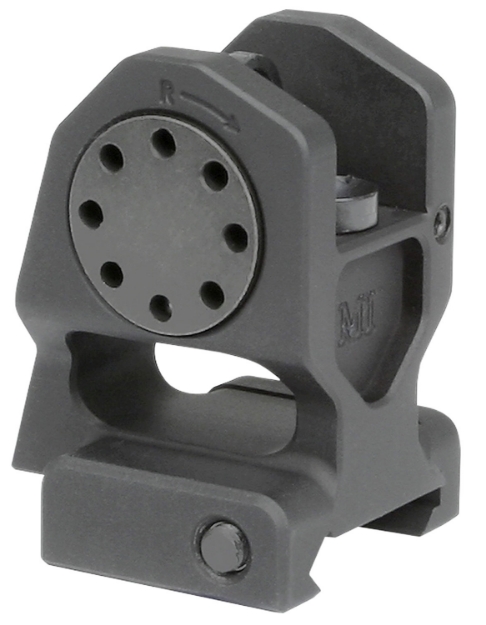 Picture of Midwest Industries Combat Rifle Rear Fixed Sight Black Hardcoat Anodized For Ar-15, M16, M4 