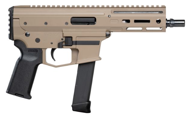 Picture of Angstadt Arms Mdp-9 9Mm Luger 5.85" Flat Dark Earth, Black Polymer Grip, Optics Ready 