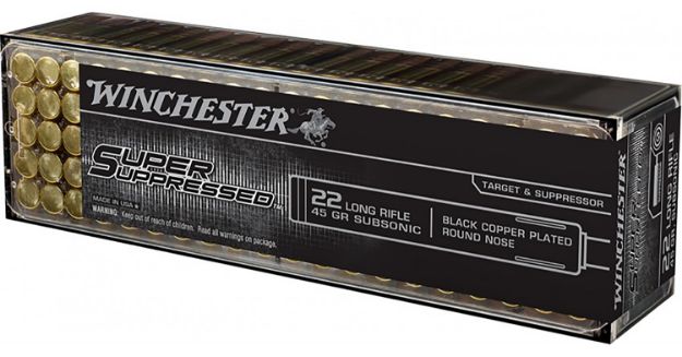 Picture of Winchester Ammo Super Suppressed 22 Lr 40 Gr Lead Hollow Point (Lhp) 100 Per Box/ 20 Cs 