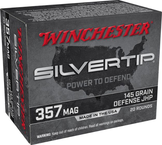 Picture of Winchester Ammo Silvertip Defense 357 Mag 145 Gr Silvertip Jacket Hollow Point 20 Per Box/ 10 Cs 