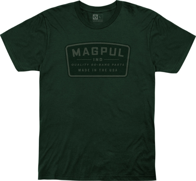 Picture of Magpul Go Bang Parts Forest Green Cotton Short Sleeve Small 