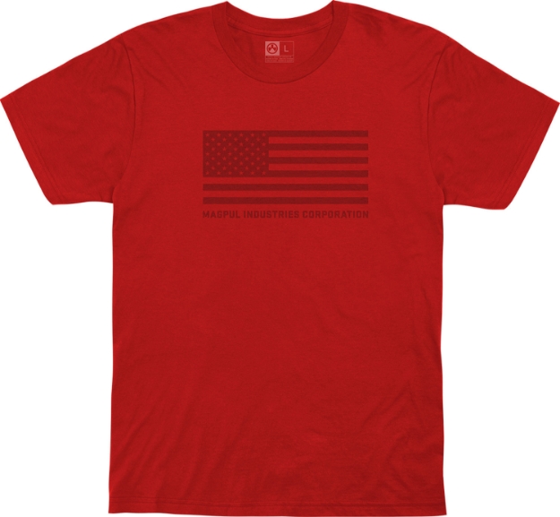 Picture of Magpul Standard Red Cotton Short Sleeve Small 