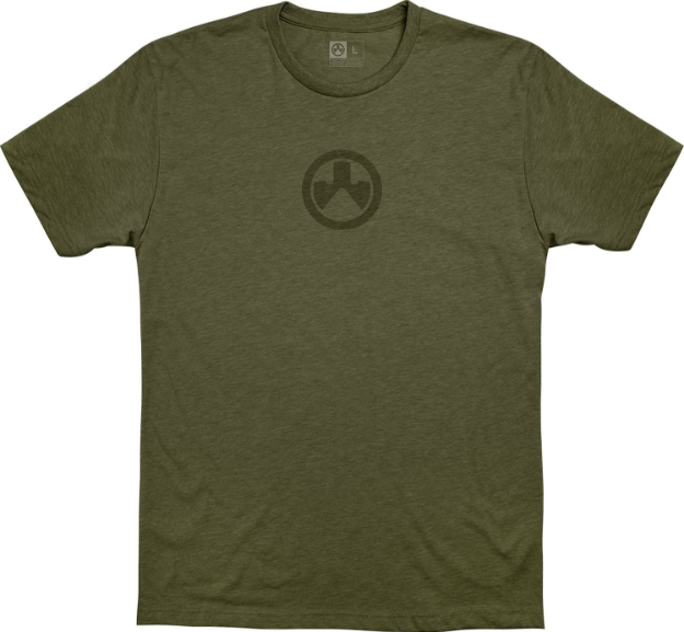 Picture of Magpul Icon Logo Cvc Od Green Cotton/Polyester Short Sleeve Small 