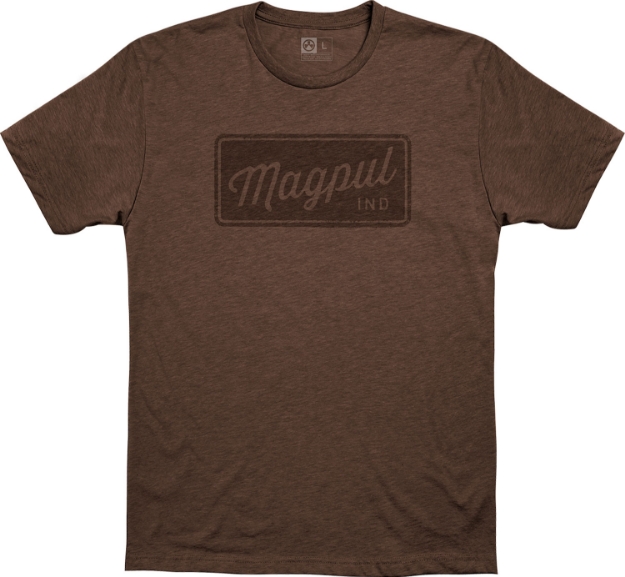 Picture of Magpul Rover Block Cvc Brown Heather Cotton/Polyester Short Sleeve Small 