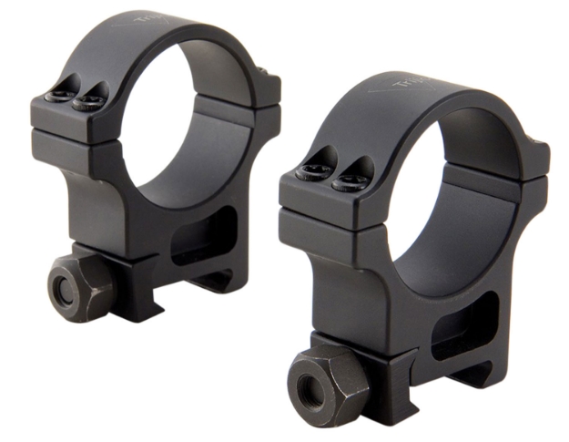 Picture of Trijicon Scope Ring Set Picatinny Rail 34Mm Tube Black Hardcoat Anodized Aluminum 