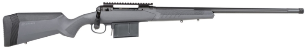 Picture of Savage Arms 110 Tactical 300 Win Mag 5+1 24", Matte Black Metal, Gray Fixed Accustock With Accufit 