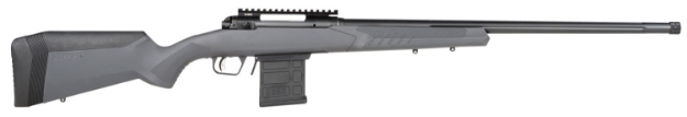 Picture of Savage Arms 110 Tactical 6.5 Creedmoor 10+1 24", Matte Black Metal, Gray Fixed Accustock With Accufit, Left Hand 