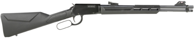 Picture of Rossi Rio Bravo Lever Action 22 Lr Caliber With 15+1 Capacity, 18" Round Barrel, Polished Black Metal Finish & Black Synthetic Stock Right Hand (Full Size) 