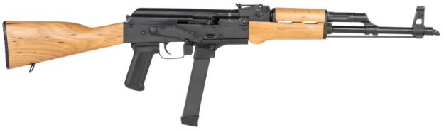 Picture of Century Arms Wasr 9Mm Luger 33+1 16.25" Black Receiver Hardwood Stock Black Polymer Grip Right Hand 