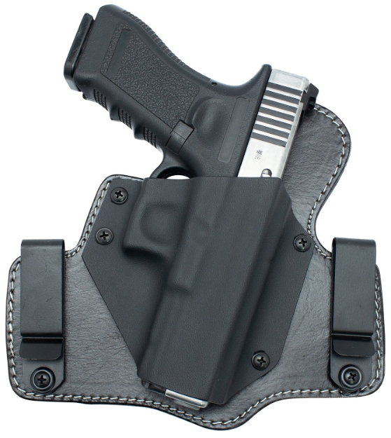 Picture of Tx 1836 Kydex Texas Partner Iwb/Owb Brown Kydex/Leather Belt Clip Fits S&W M&P Shield Right Hand 